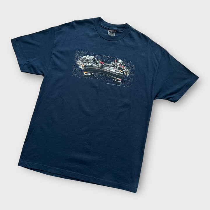 Y2K hip hop graphic tee - XL