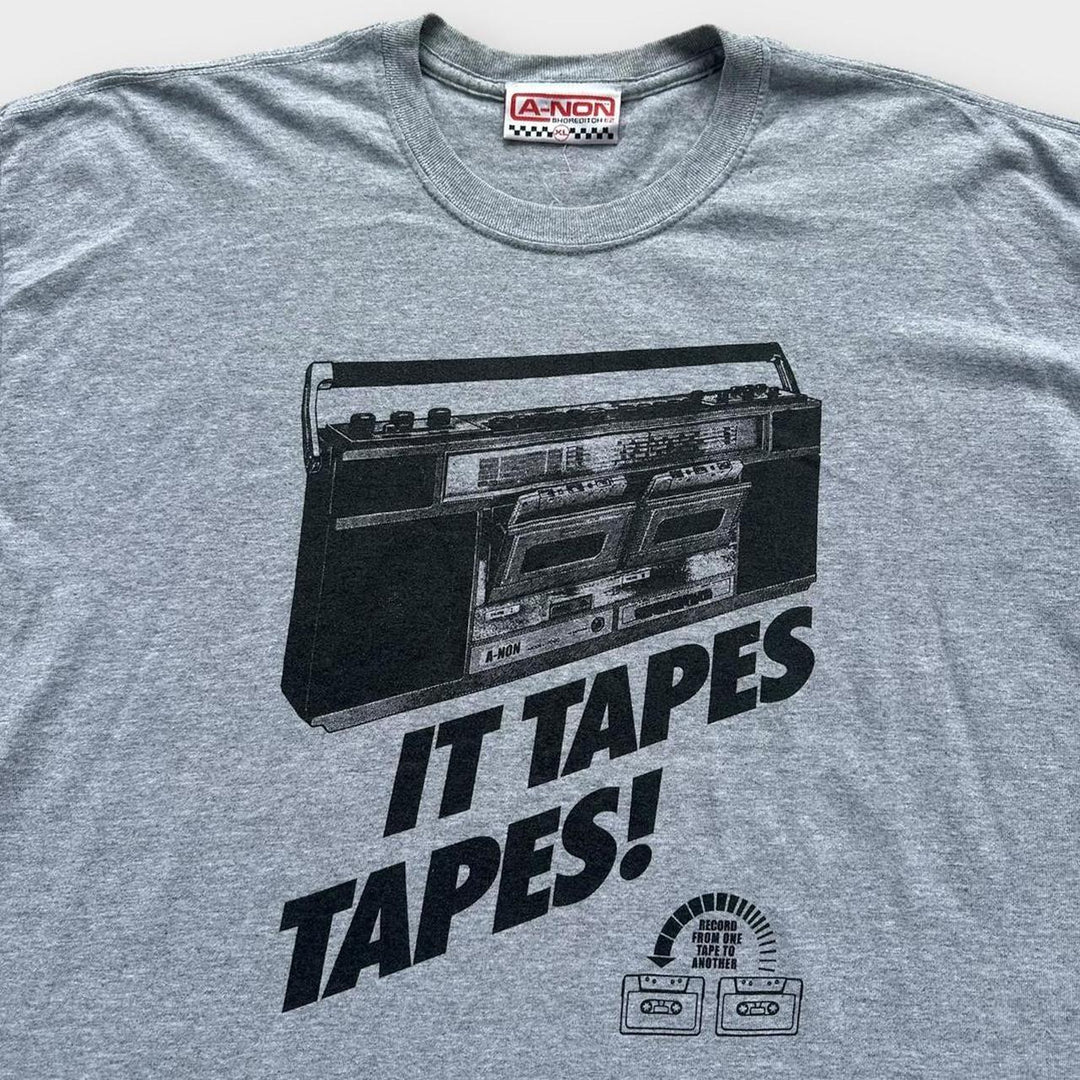 DJ tape graphic tee - XL