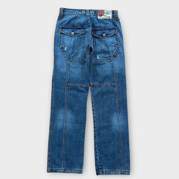Vintage Y2K wide leg denim jeans - 28 waist