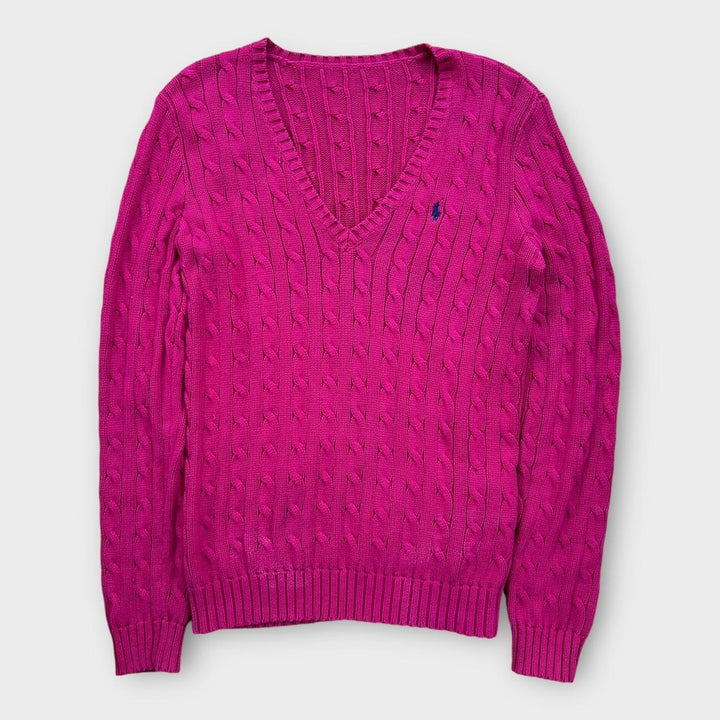 Ralph Lauren cable knit jumper - medium