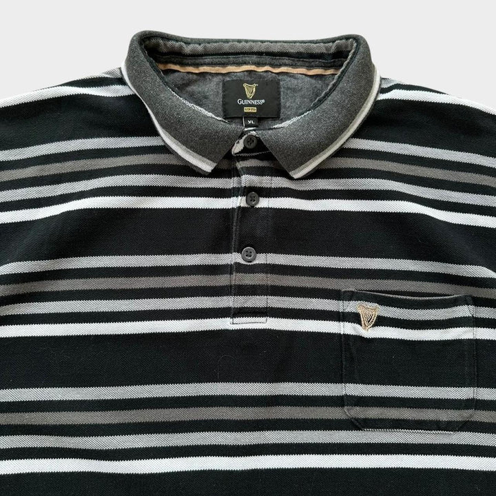 Guinness striped polo shirt - XL