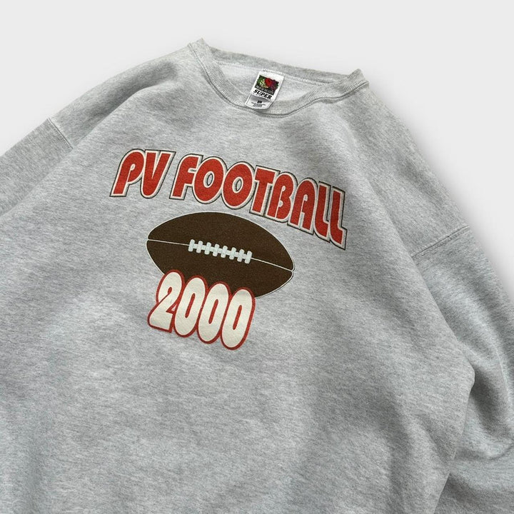 Vintage American football graphic sweatshirt - XL