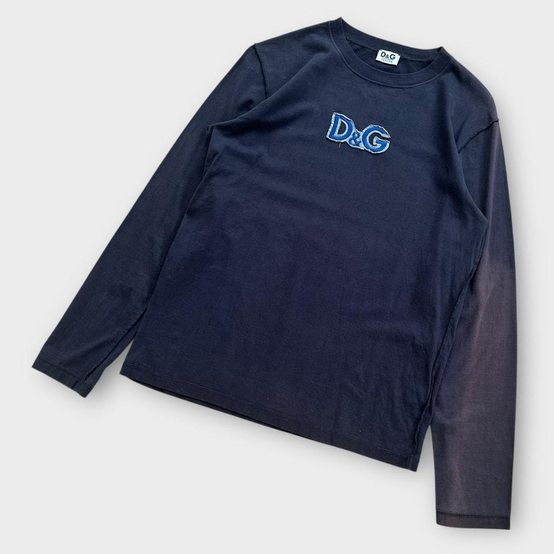 D&G spell out longsleeve tee - junior XL (women’s large)