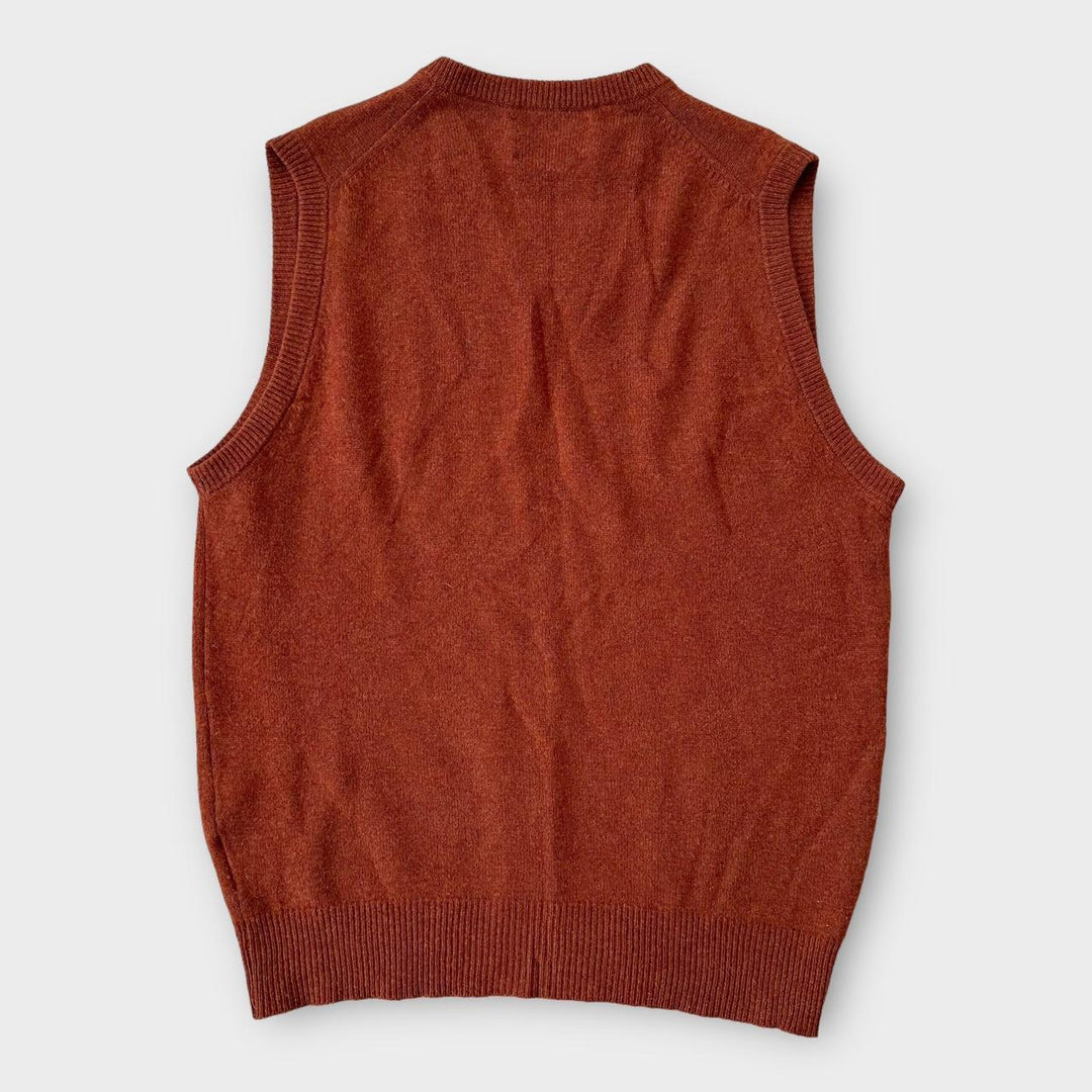 Barbour knit wool vest - XL