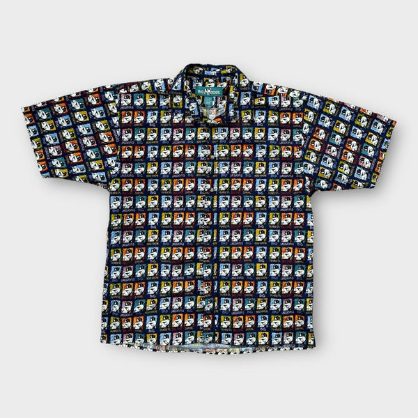 Big dogs all over print shirt - Large