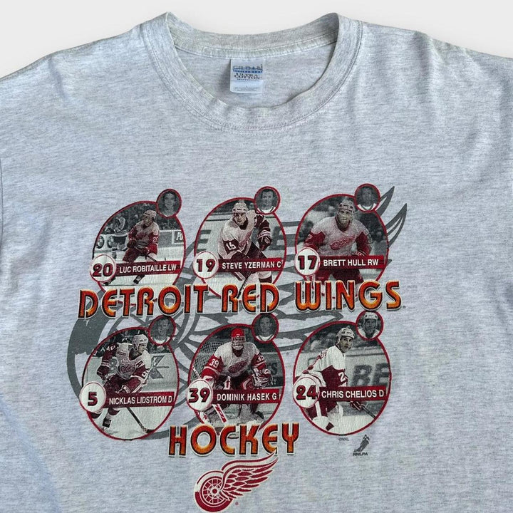 Vintage NHL Detroit red wings tee - large