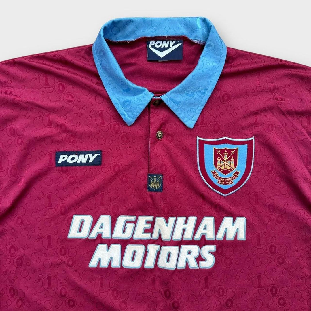 Vintage West Ham football shirt - large (baggy)