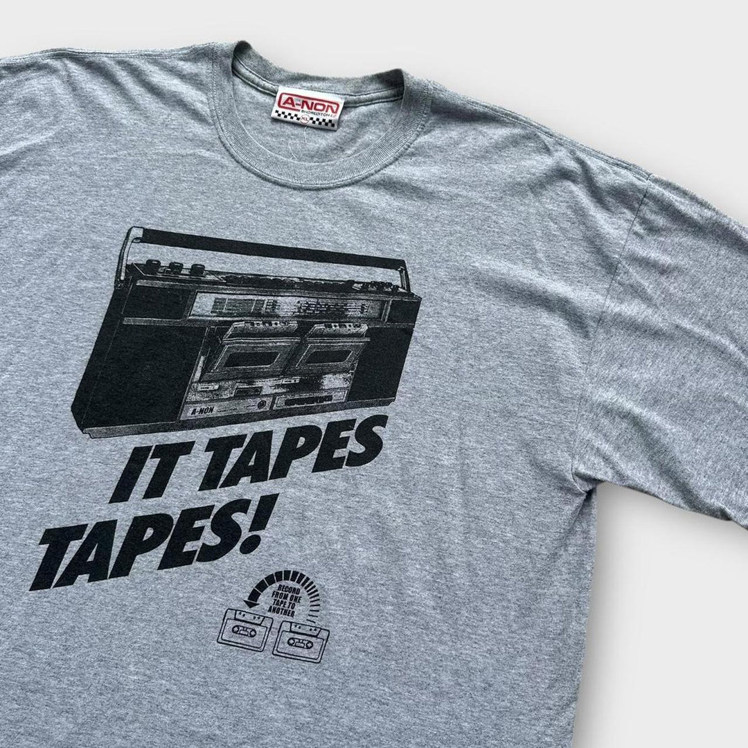 DJ tape graphic tee - XL
