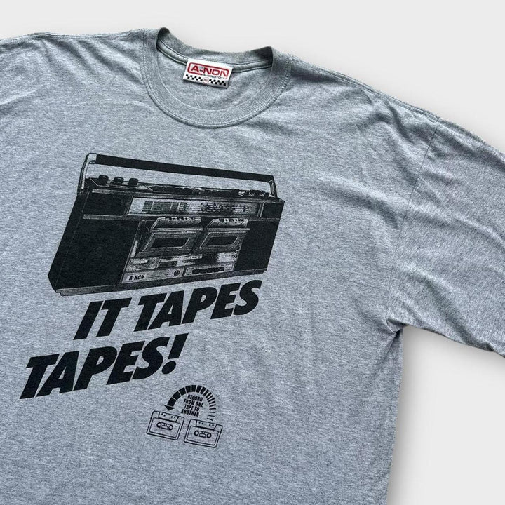 DJ tape graphic tee - XL