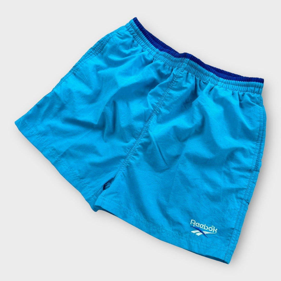 Reebok blue shorts - small (elasticated with drawstring)