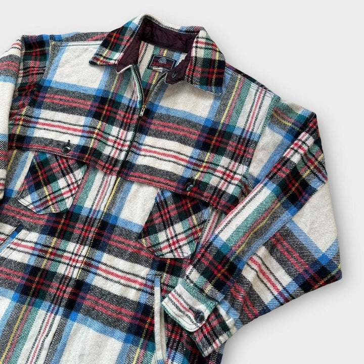 Johnson Woolen Mills wool flannel jacket - Large