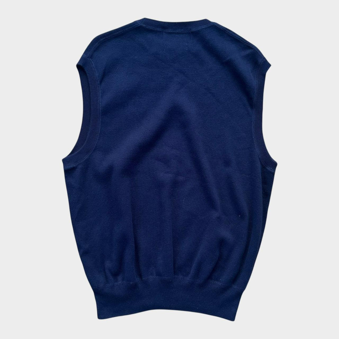 Polo sport knit vest - large