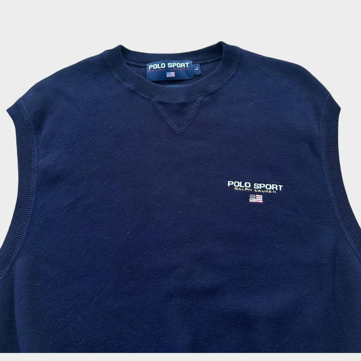 Polo sport knit vest - large