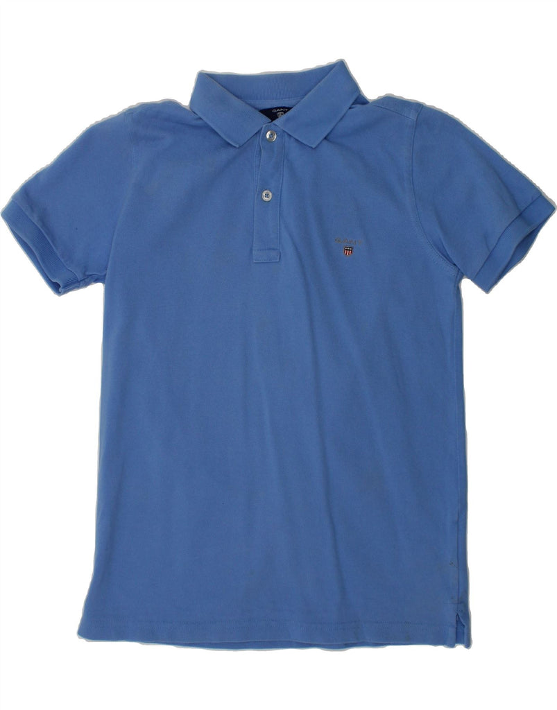 GANT Boys Polo Shirt 7-8 Years Blue Cotton | Vintage Gant | Thrift | Second-Hand Gant | Used Clothing | Messina Hembry 