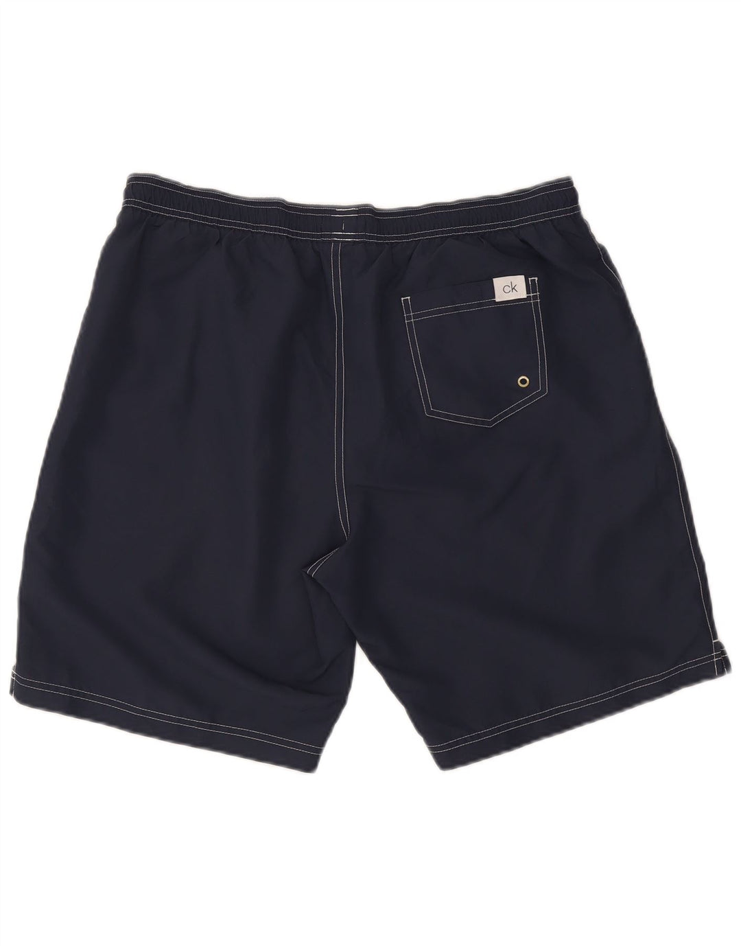 Calvin Klein Mens Swimming Shorts XL Navy Blue Polyester