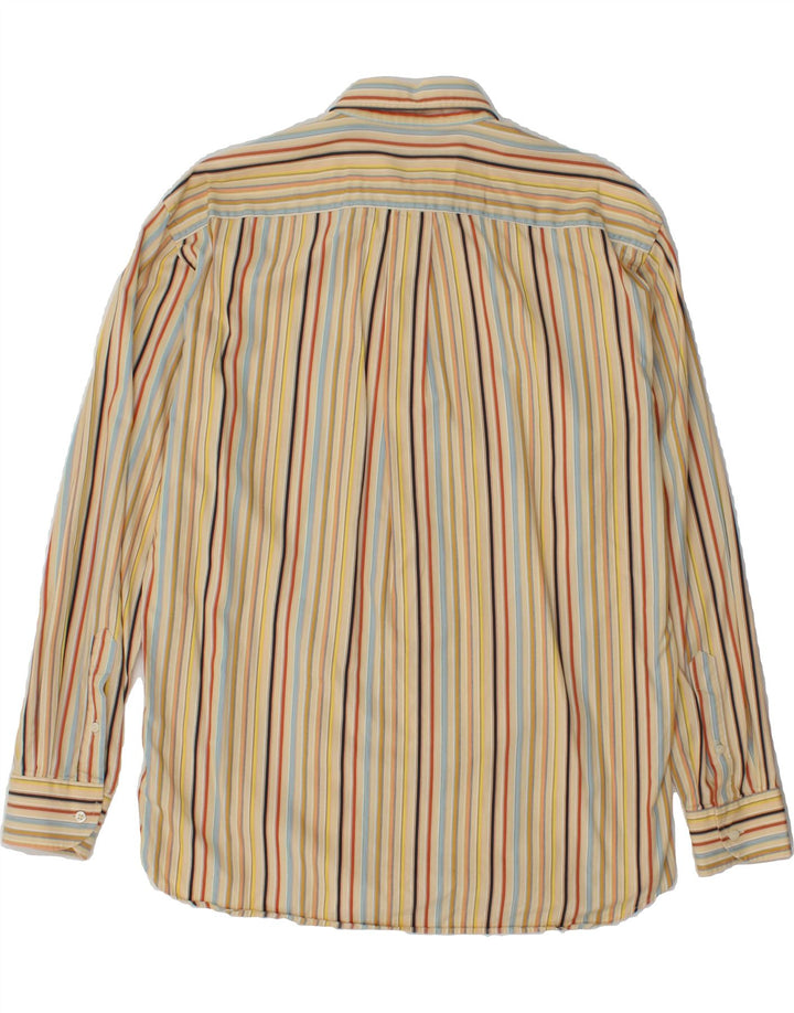NAVIGARE Mens Shirt Medium Multicoloured Striped Cotton Vintage Navigare and Second-Hand Navigare from Messina Hembry 