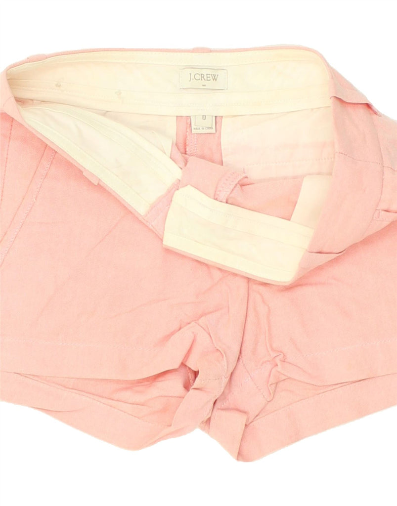 J. CREW Womens Chino Shorts US 0 XS W28 Pink Cotton | Vintage J. Crew | Thrift | Second-Hand J. Crew | Used Clothing | Messina Hembry 