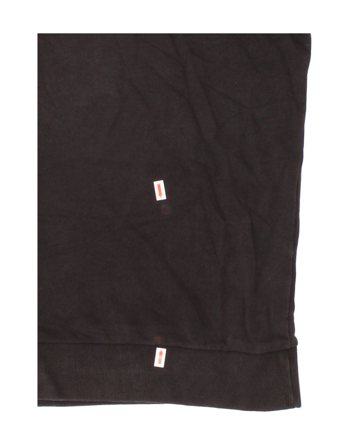 JACK & JONES Mens Hoodie Jumper Large Black Cotton Vintage Jack & Jones and Second-Hand Jack & Jones from Messina Hembry 