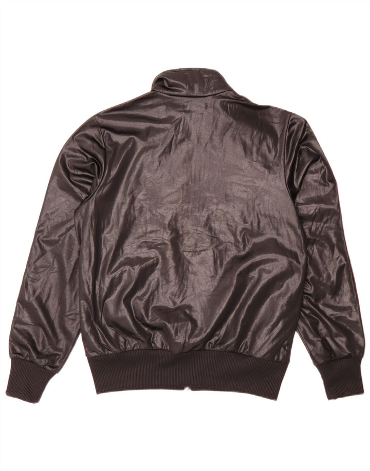 Adidas Womens Chile 62 Graphic Tracksuit Top Jacket EU 40 Medium Black