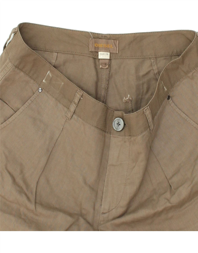 DIESEL Womens Chino Shorts W28 Medium  Grey Cotton | Vintage Diesel | Thrift | Second-Hand Diesel | Used Clothing | Messina Hembry 