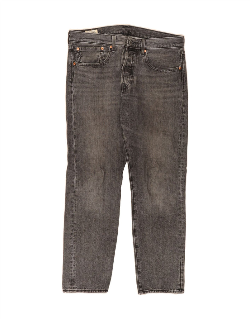 LEVI'S Womens 501 Slim Tapered Jeans W31 L30 Grey Cotton Vintage Levi's and Second-Hand Levi's from Messina Hembry 