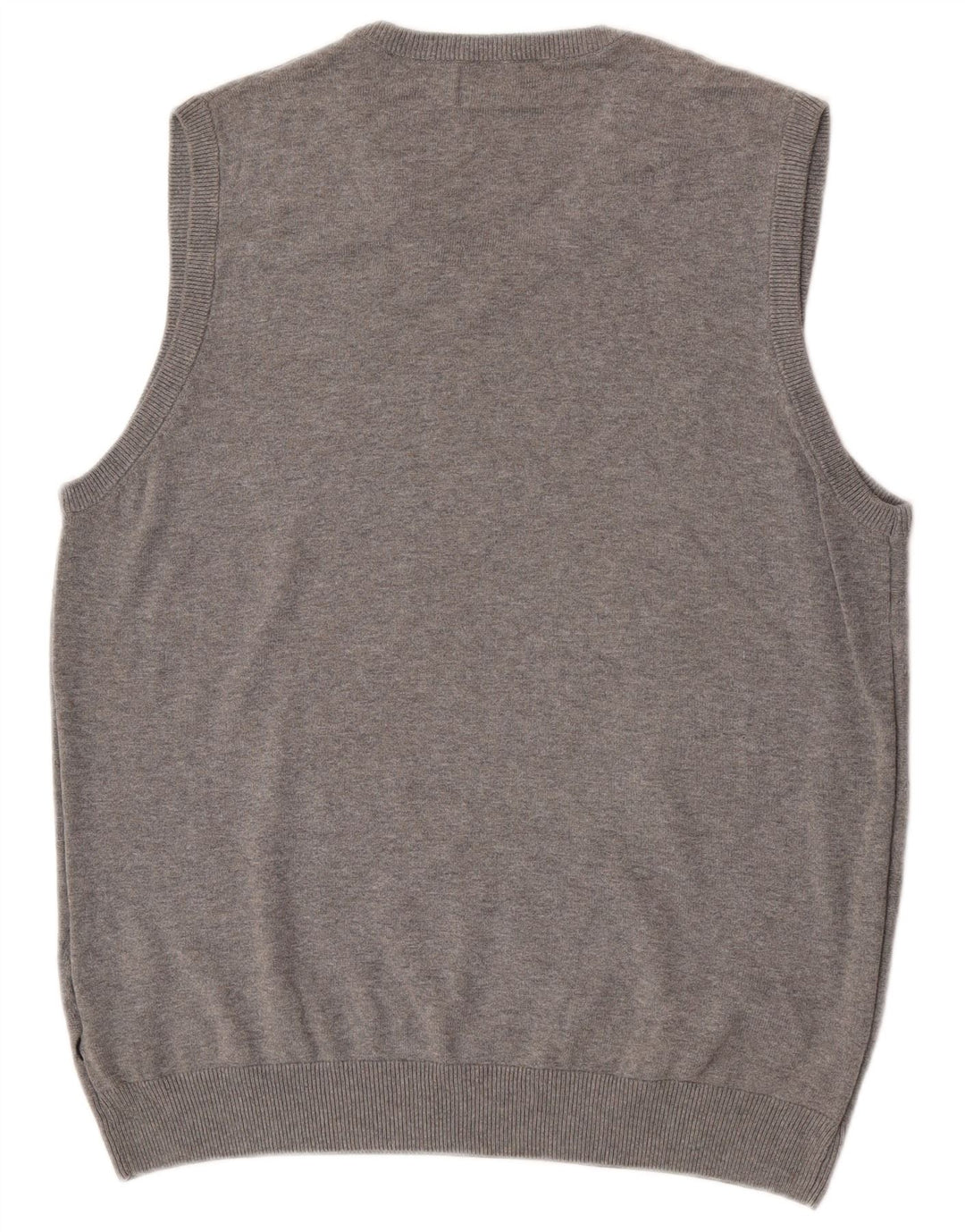 MARKS & SPENCER Mens Blue Harbour Vest Tank Top UK 38/40 Medium Grey