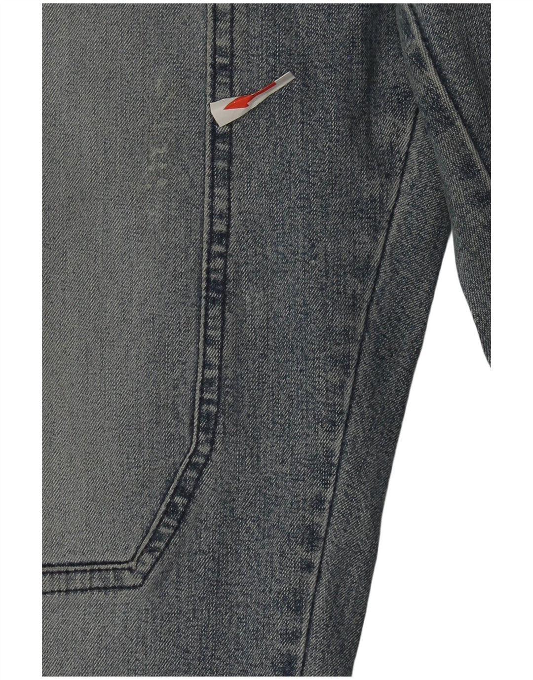 Jeckerson Mens Straight Jeans W34 L33 Blue Cotton