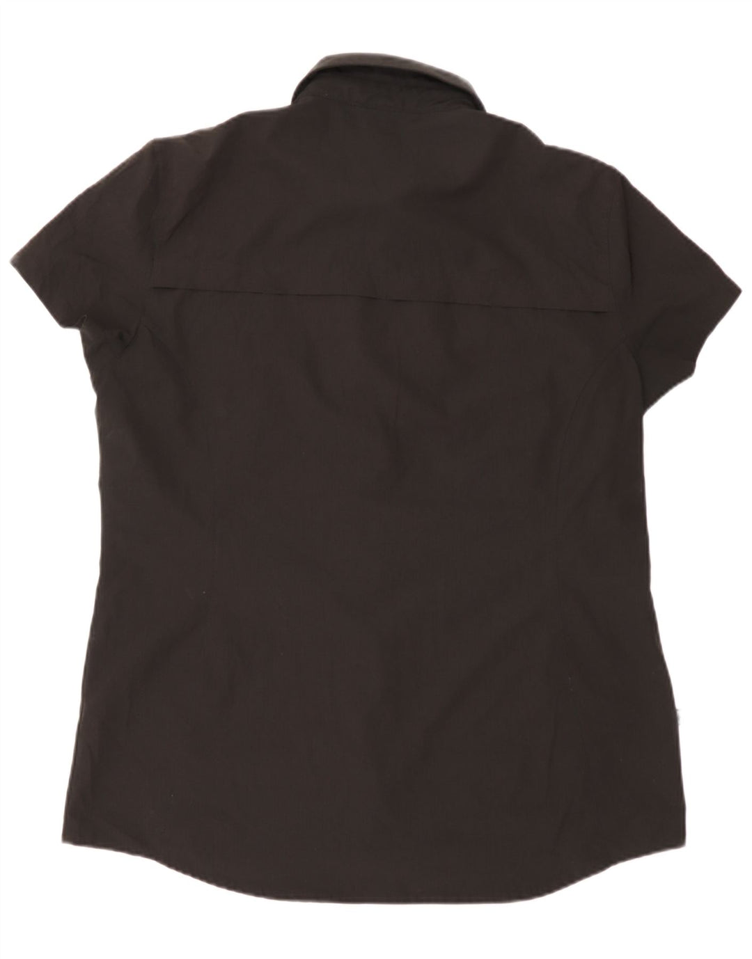 Mountain Warehouse Womens Short Sleeve Shirt UK 16 Large Black Polyester