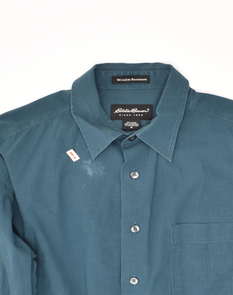 EDDIE BAUER Mens Shirt Medium Blue Cotton | Vintage Eddie Bauer | Thrift | Second-Hand Eddie Bauer | Used Clothing | Messina Hembry 