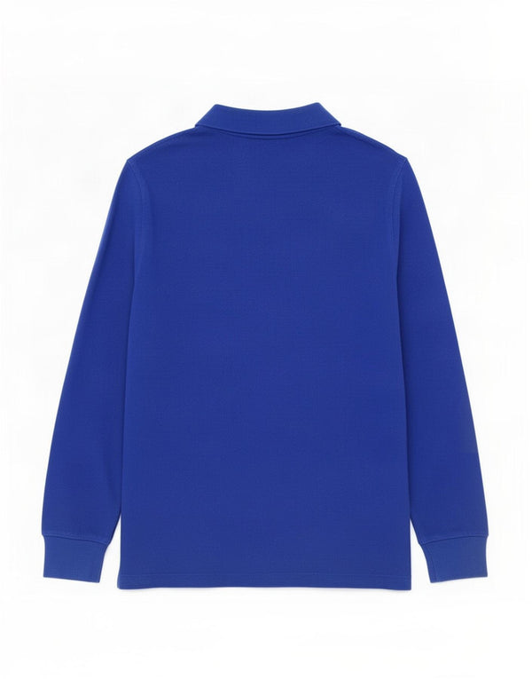 Polo Ralph Lauren Boys Long Sleeve Polo Shirt 14-15 Years Large Blue Cotton