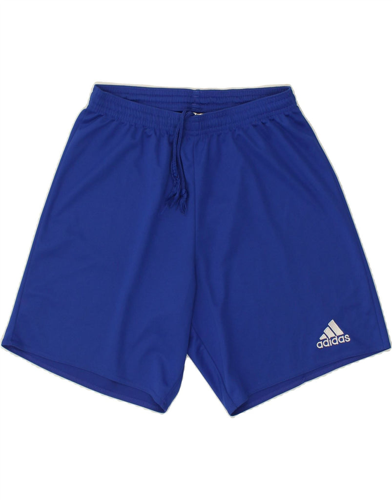 ADIDAS Mens Sport Shorts Small Blue Polyester | Vintage Adidas | Thrift | Second-Hand Adidas | Used Clothing | Messina Hembry 