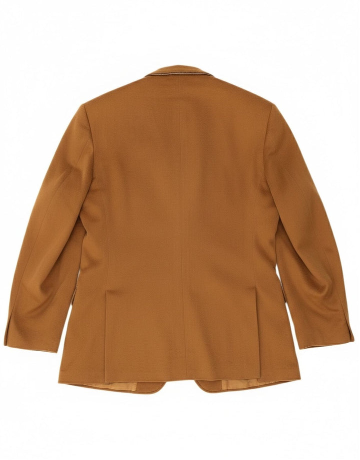 Pal Zileri Mens 2 Button Blazer Jacket IT 50 Large Beige Cashmere