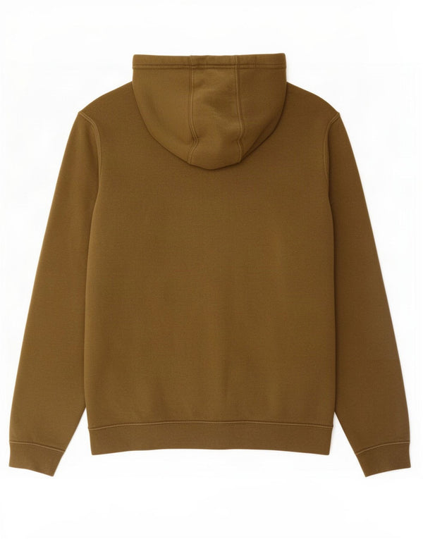 Nike Mens Zip Hoodie Sweater Medium Khaki Cotton