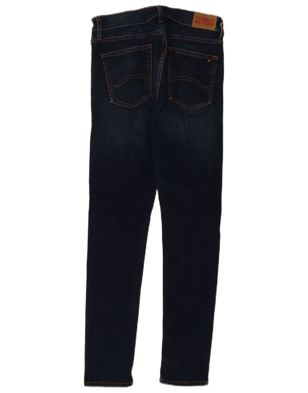 Tommy Hilfiger Boys Skinny Jeans 13-14 Years W28 L30 Navy Blue Cotton