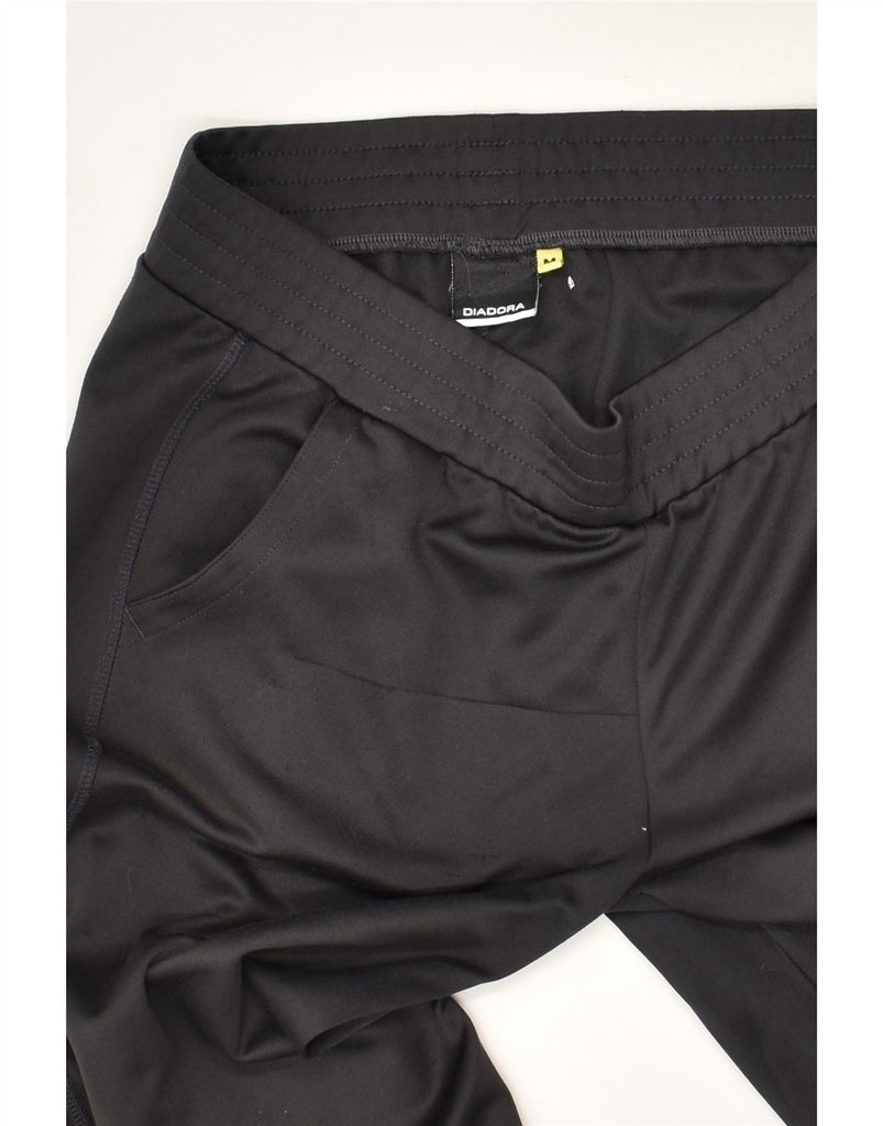 DIADORA Womens Tracksuit Trousers Joggers UK 14 Medium Grey Polyester | Vintage Diadora | Thrift | Second-Hand Diadora | Used Clothing | Messina Hembry 