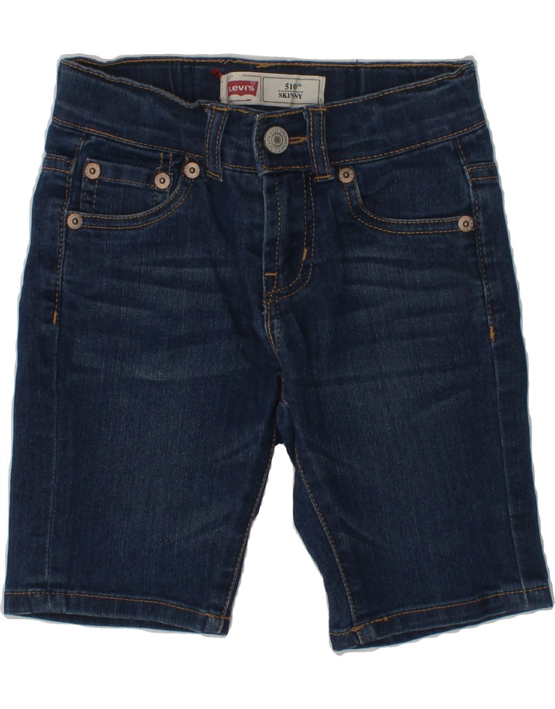 LEVI'S Boys 510 Skinny Denim Shorts 3-4 Years W20  Blue Cotton | Vintage Levi's | Thrift | Second-Hand Levi's | Used Clothing | Messina Hembry 