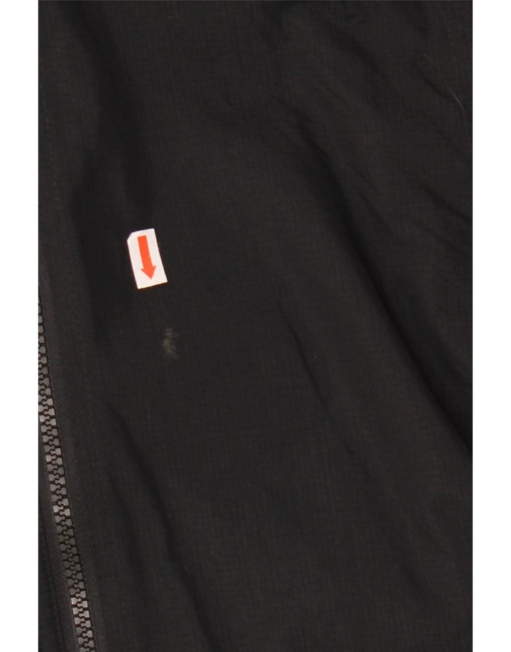 SUPERDRY Mens Windcheater Graphic Windbreaker Jacket UK 38 Medium Black