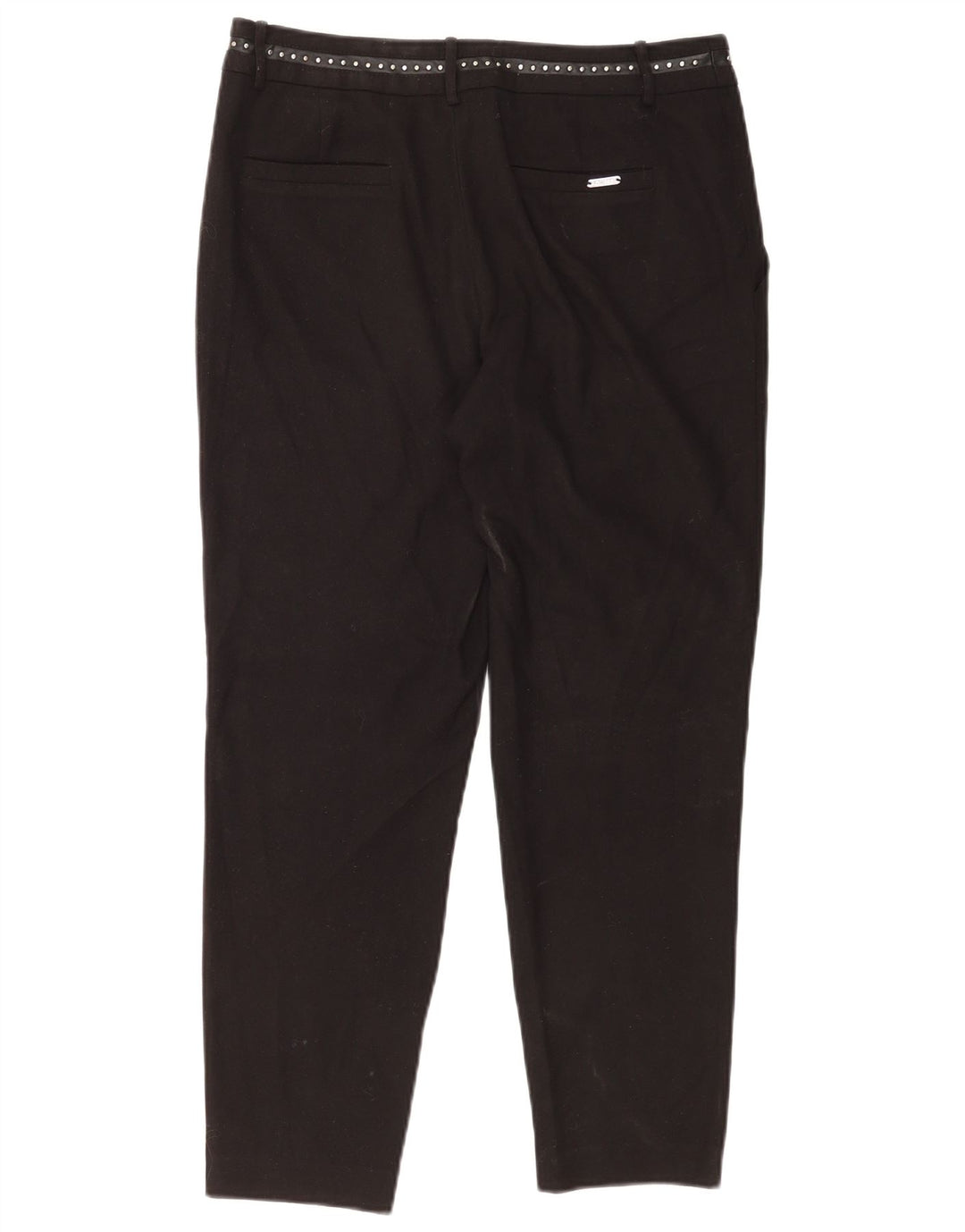 Guess Womens Slim Chino Trousers UK 16 Large  Black