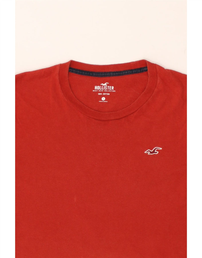 HOLLISTER Mens T-Shirt Top Small Red Cotton | Vintage Hollister | Thrift | Second-Hand Hollister | Used Clothing | Messina Hembry 