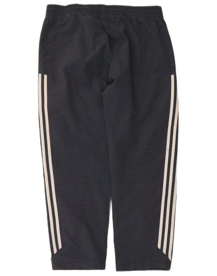 Adidas Mens Tracksuit Trousers UK 42/44 Large Grey Polyester