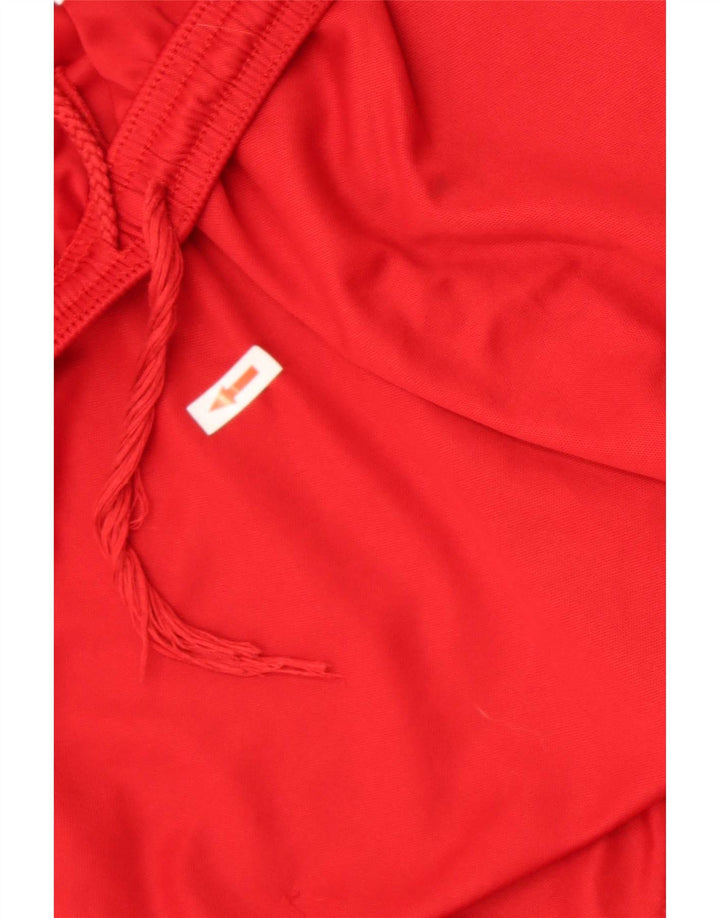 Adidas Mens Climalite Sport Shorts Small Red Polyester