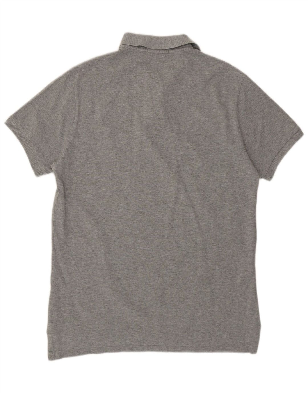 Polo Ralph Lauren Mens Slim Fit Polo Shirt Medium Grey Flecked Cotton