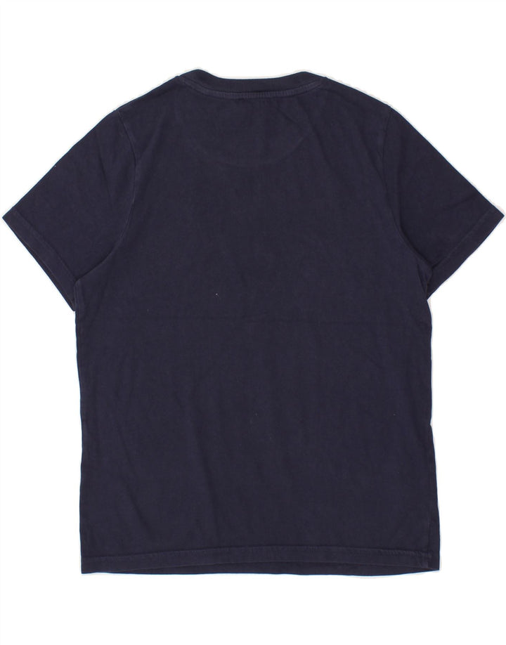 OASIS Womens T-Shirt Top UK 10 Small Navy Blue Cotton Vintage Oasis and Second-Hand Oasis from Messina Hembry 