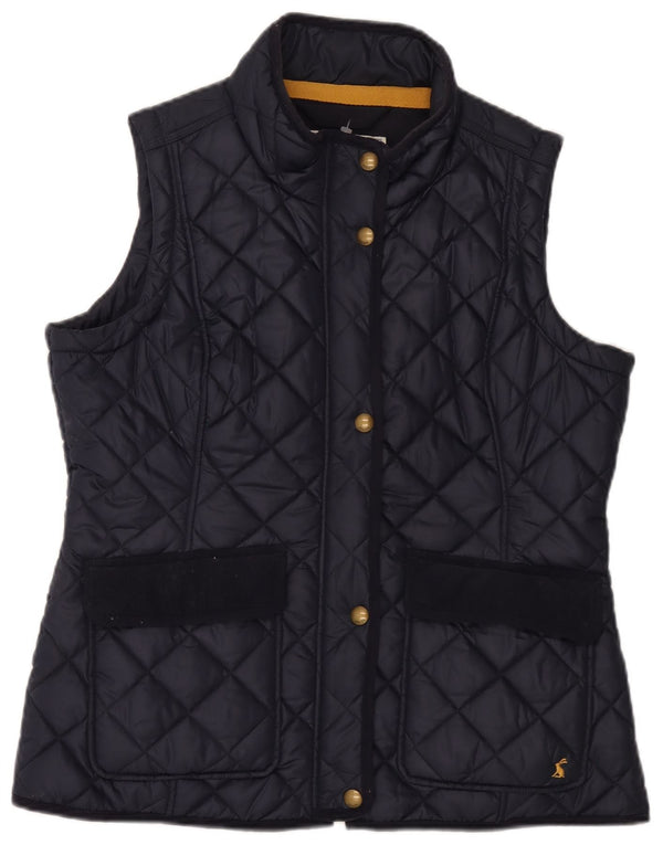 Joules Womens Quilted Gilet UK 18 XL Navy Blue Polyester