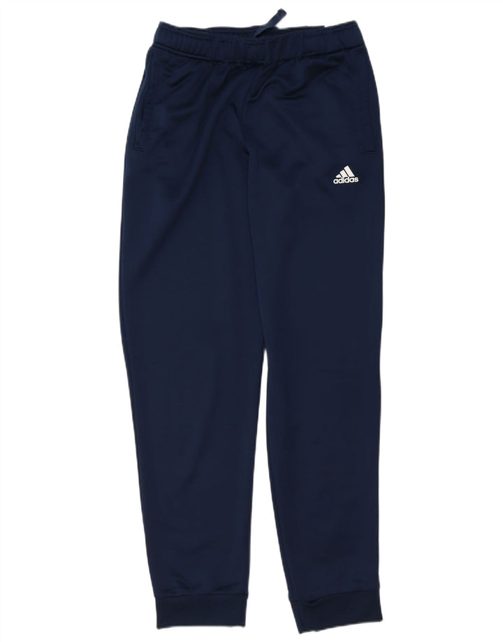 Adidas Mens Tracksuit Trousers Joggers UK 40/42 Medium Navy Blue Polyester