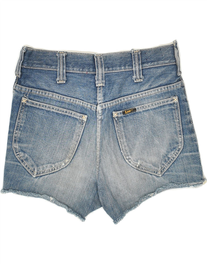 LEE Womens Denim Hot Pants W28 Medium Blue Cotton Vintage Lee and Second-Hand Lee from Messina Hembry 