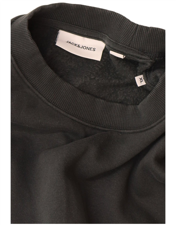 Jack & Jones Mens Sweatshirt Jumper XL Grey Cotton
