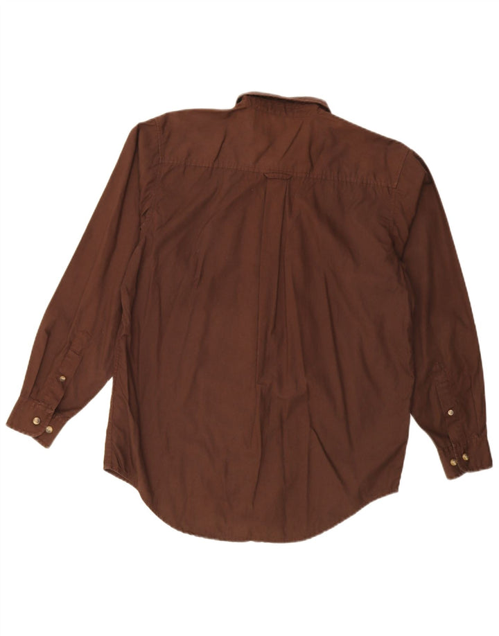 Lee Mens Shirt Small Brown Cotton