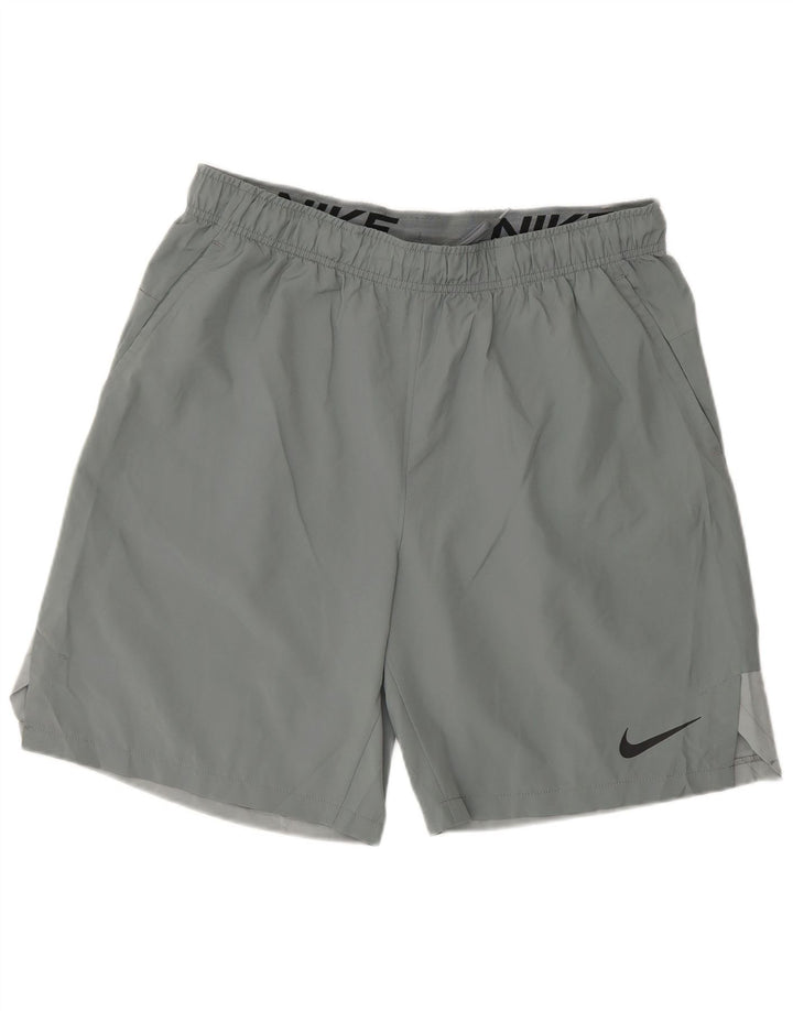 Nike Mens Dri Fit Sport Shorts Large Grey Polyester