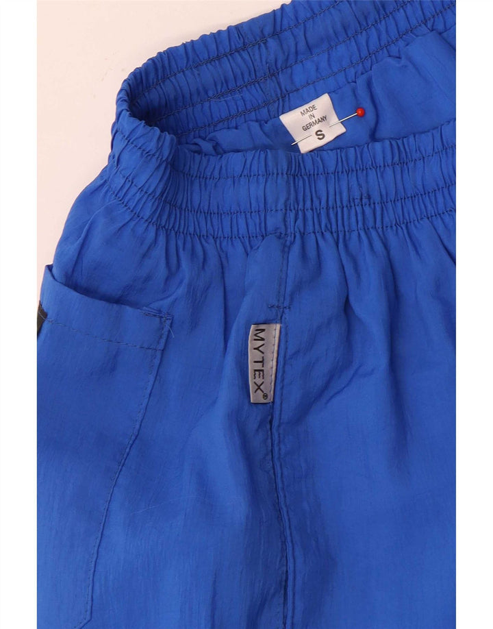 Vintage Mens Tracksuit Trousers Small Blue